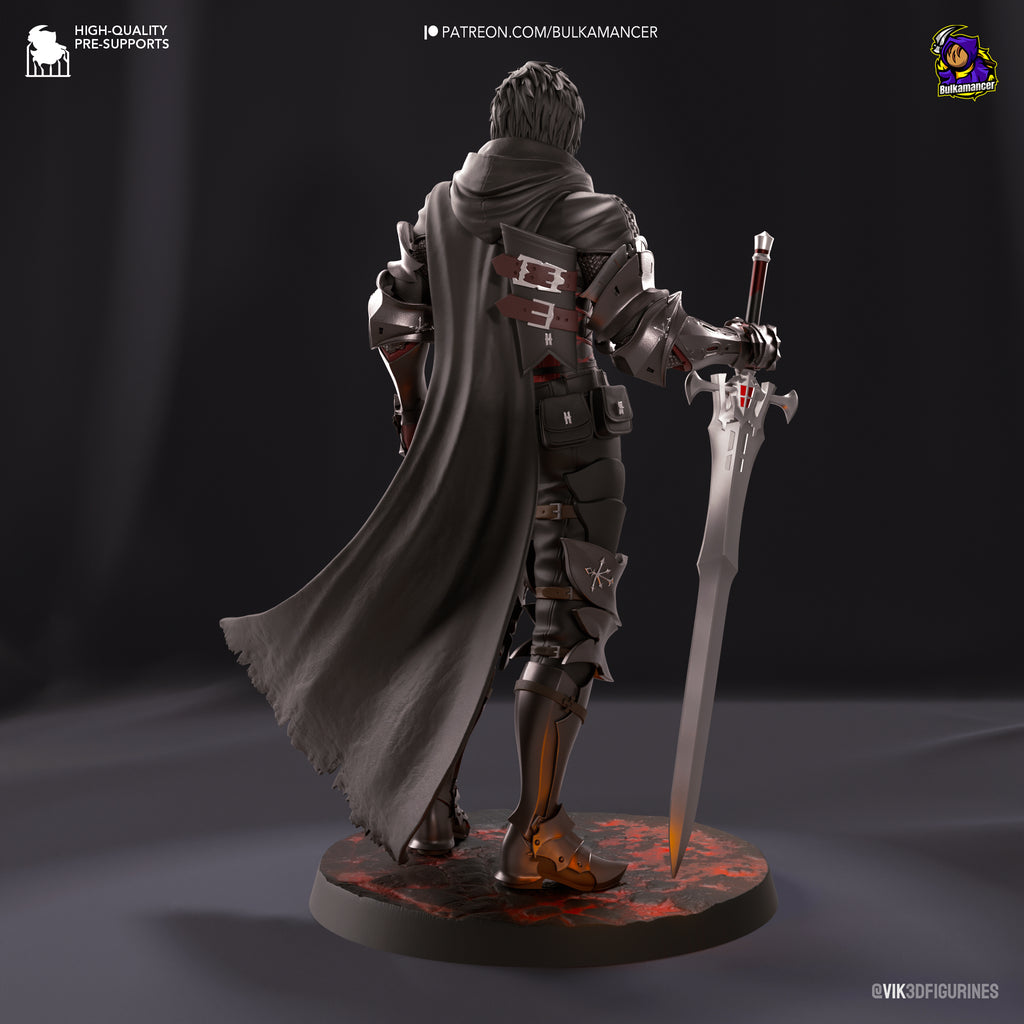 Clive Rosfield (Final Fantasy) resin figure by Bulkamancer — studio render 5