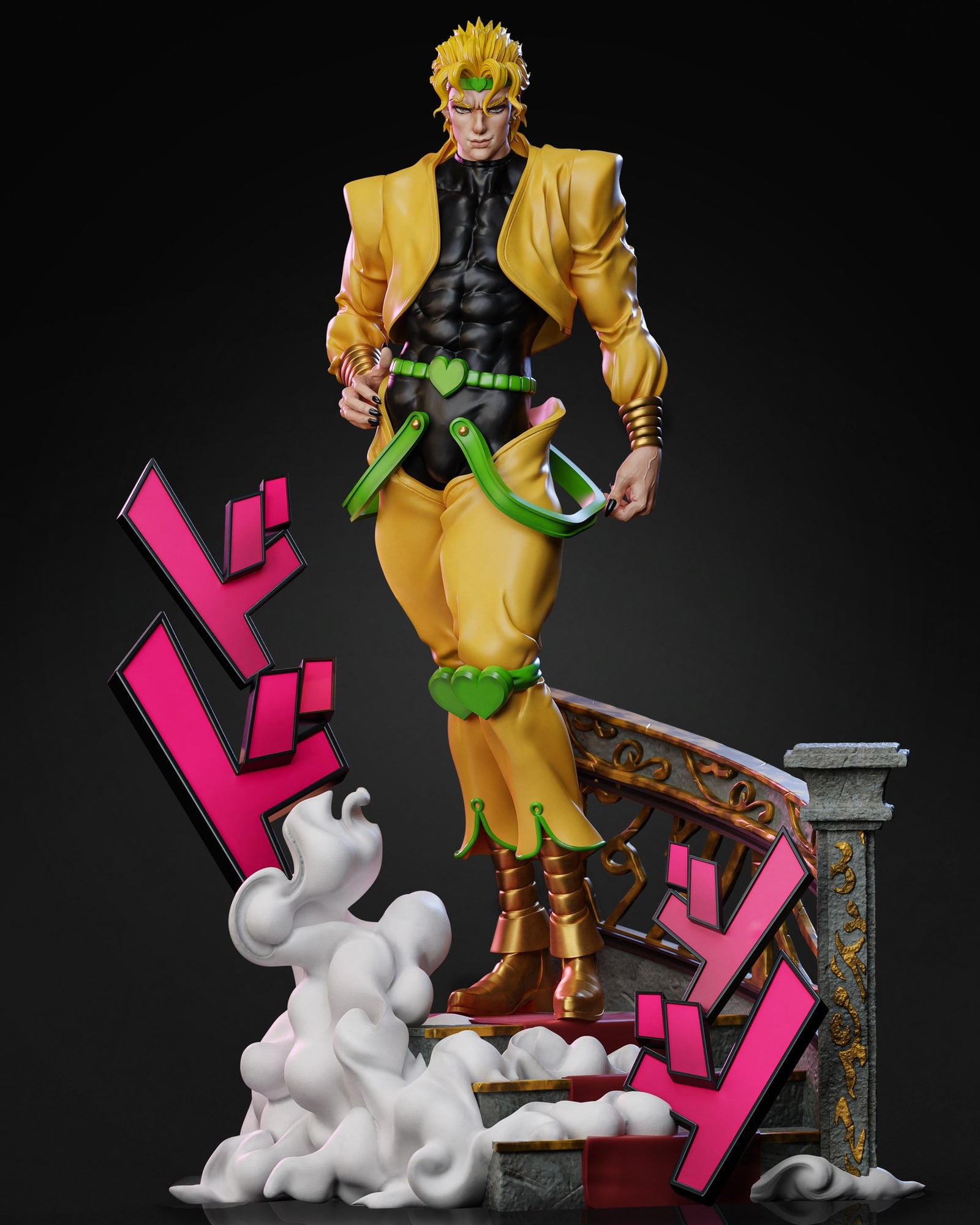 Dio Brando (Jojo's Bizarre Adventure) resin figure by Tenshi Figures — studio render 1