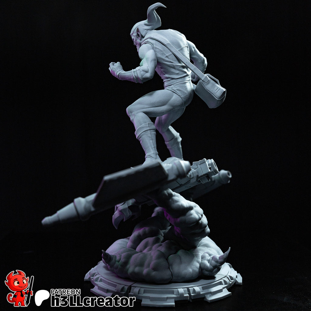 Green Goblin (Marvel) resin figure by h3LLcreator — studio render 8