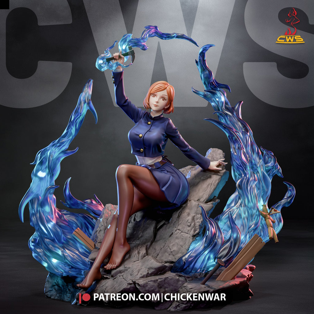 Nobara Kugisaki (Jujutsu Kaisen) resin figure by CW Studio — studio render 3