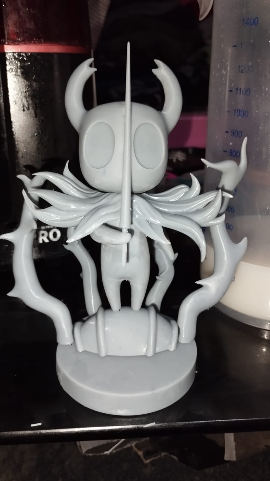 The Knight (Hollow Knight) resin figure by RemyJF — studio render 2