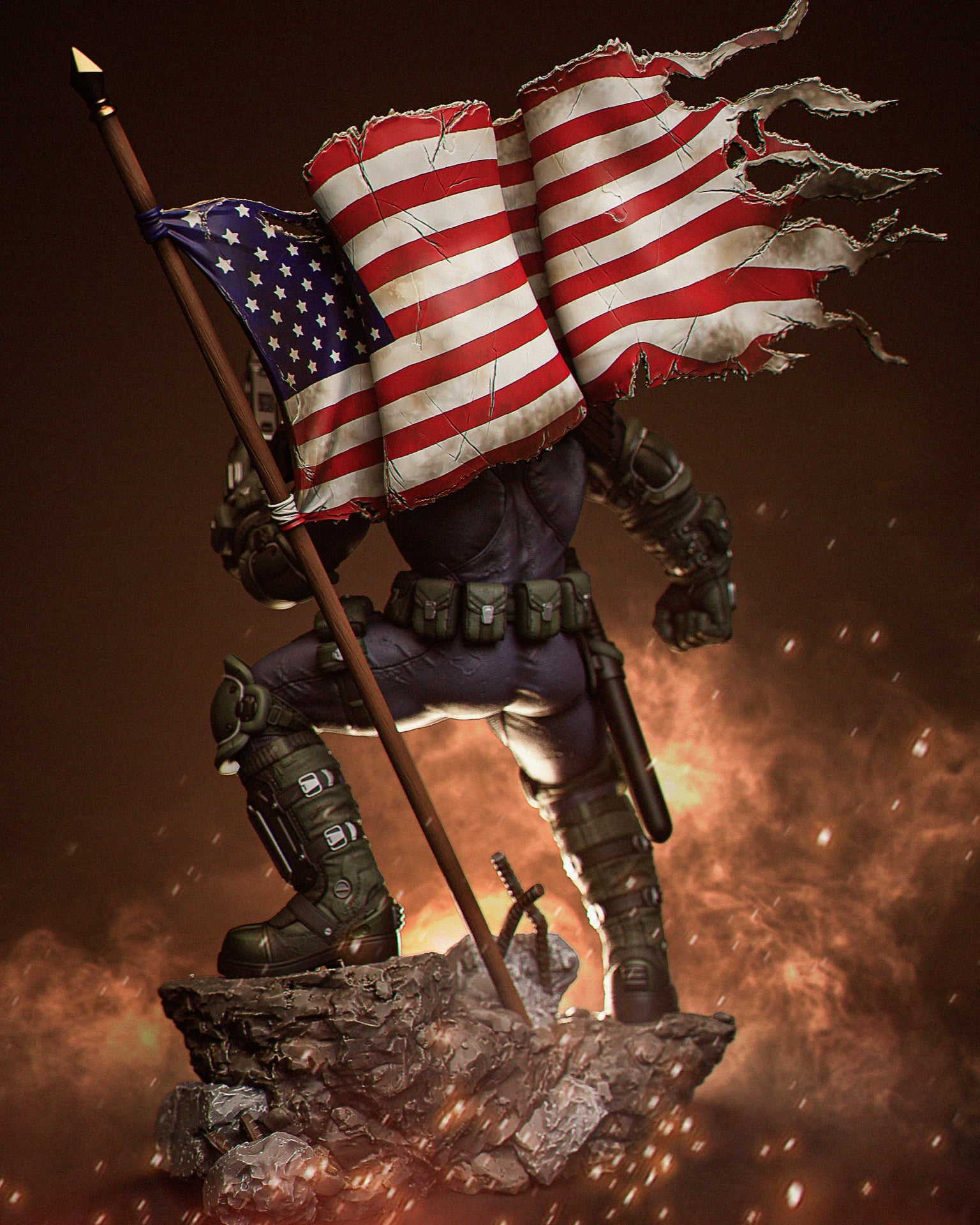 Judge Dredd — studio render 4