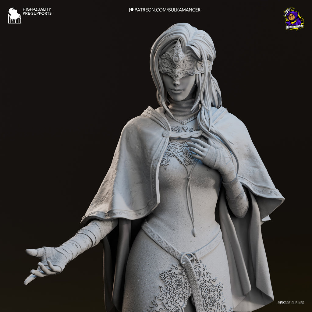 Fire Keeper (Dark Souls) resin figure by Bulkamancer — studio render 7