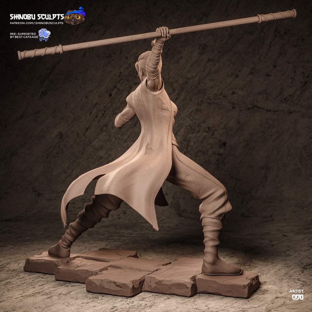 Beauregard Lionett (Critical Role) resin figure by Shinobu Sculpts — studio render 5