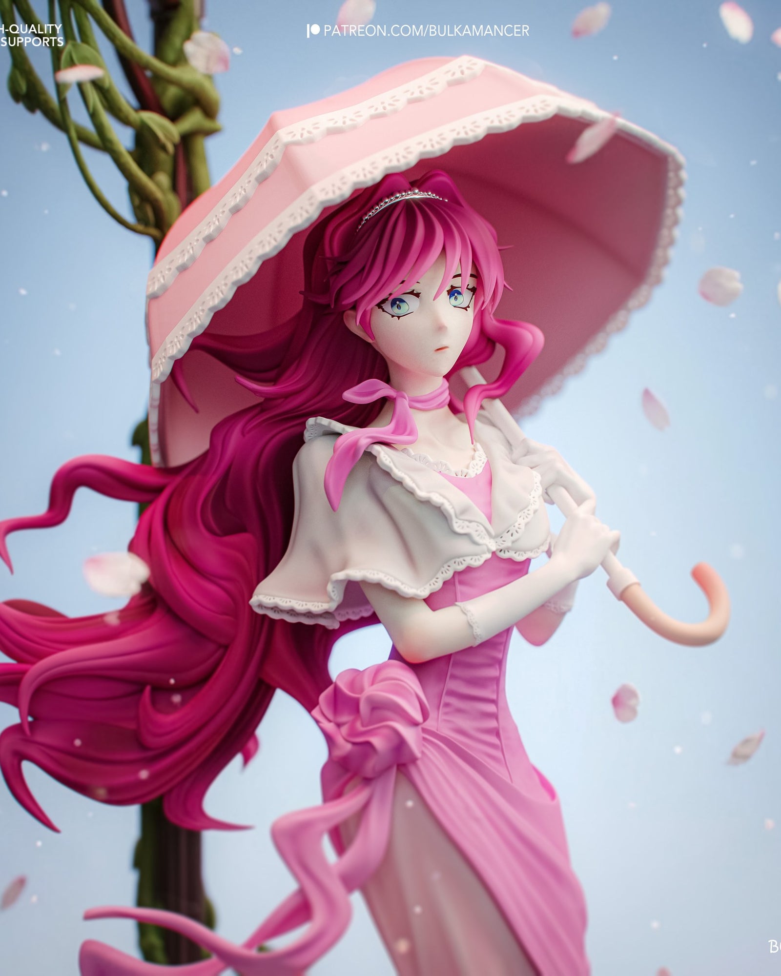 Penelope Eckhart (Villains Are Destined to Die) resin figure by Bulkamancer — studio render 1