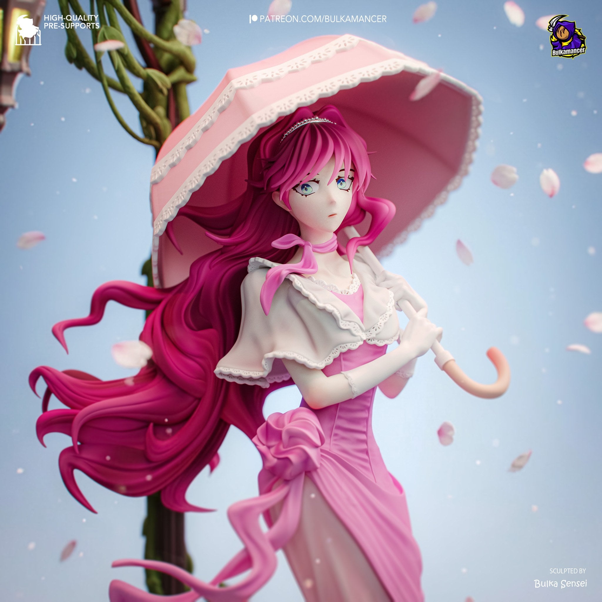 Penelope Eckhart (Villains Are Destined to Die) resin figure by Bulkamancer — studio render 1