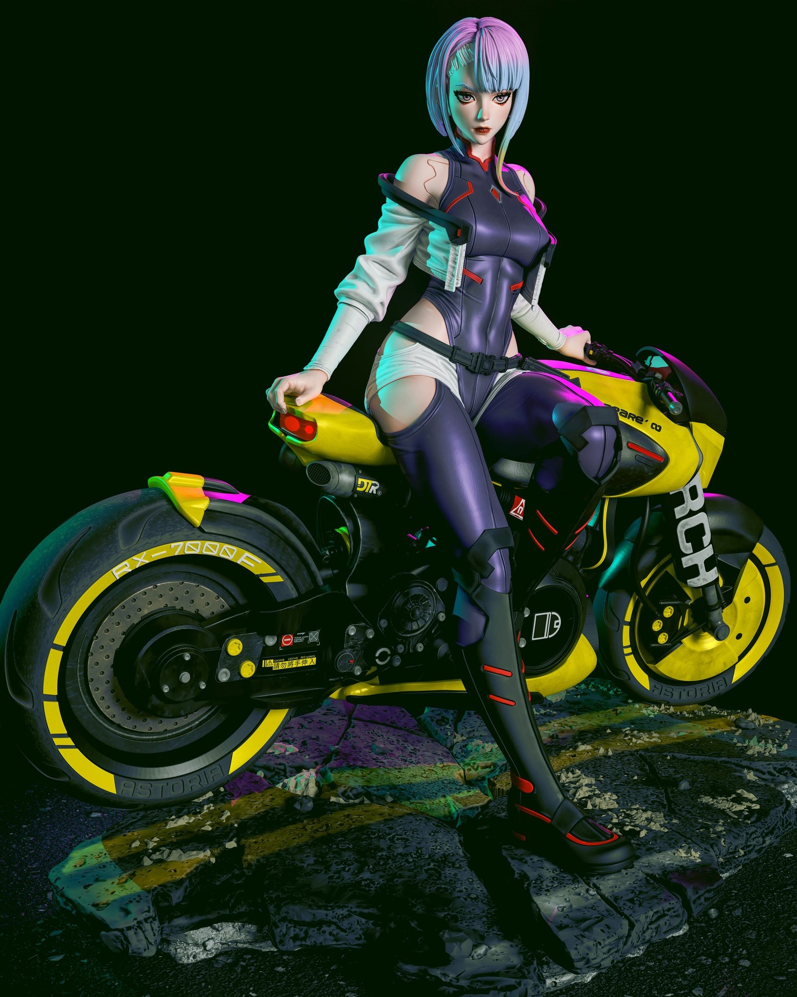 Lucy Kushinada — studio render 3