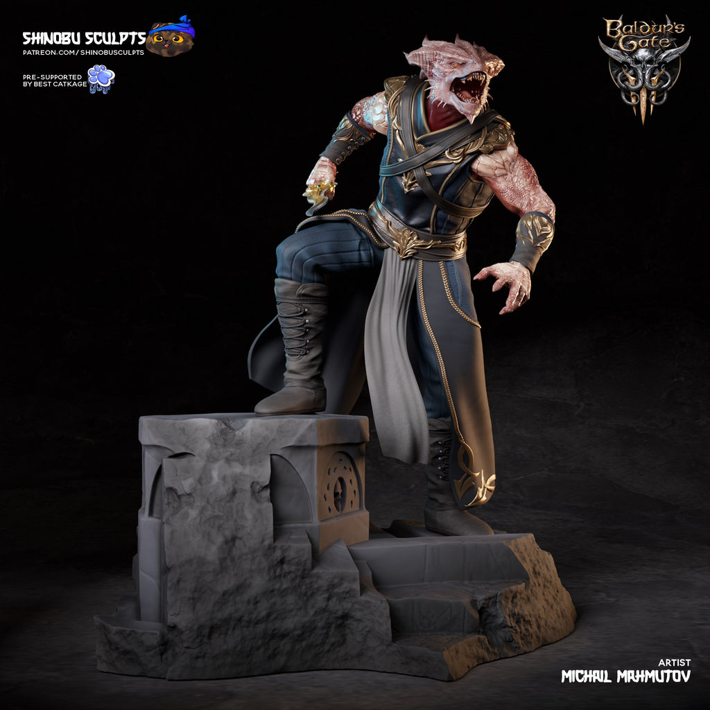 Dark Urge (Baldur's Gate) resin figure by Shinobu Sculpts — studio render 2