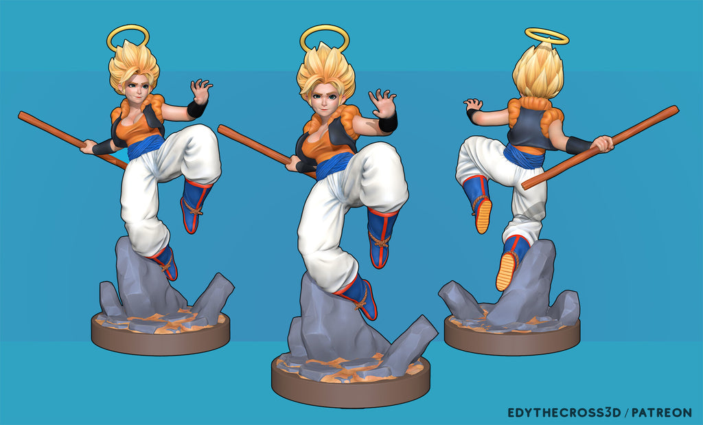 Gogeta — studio render 2