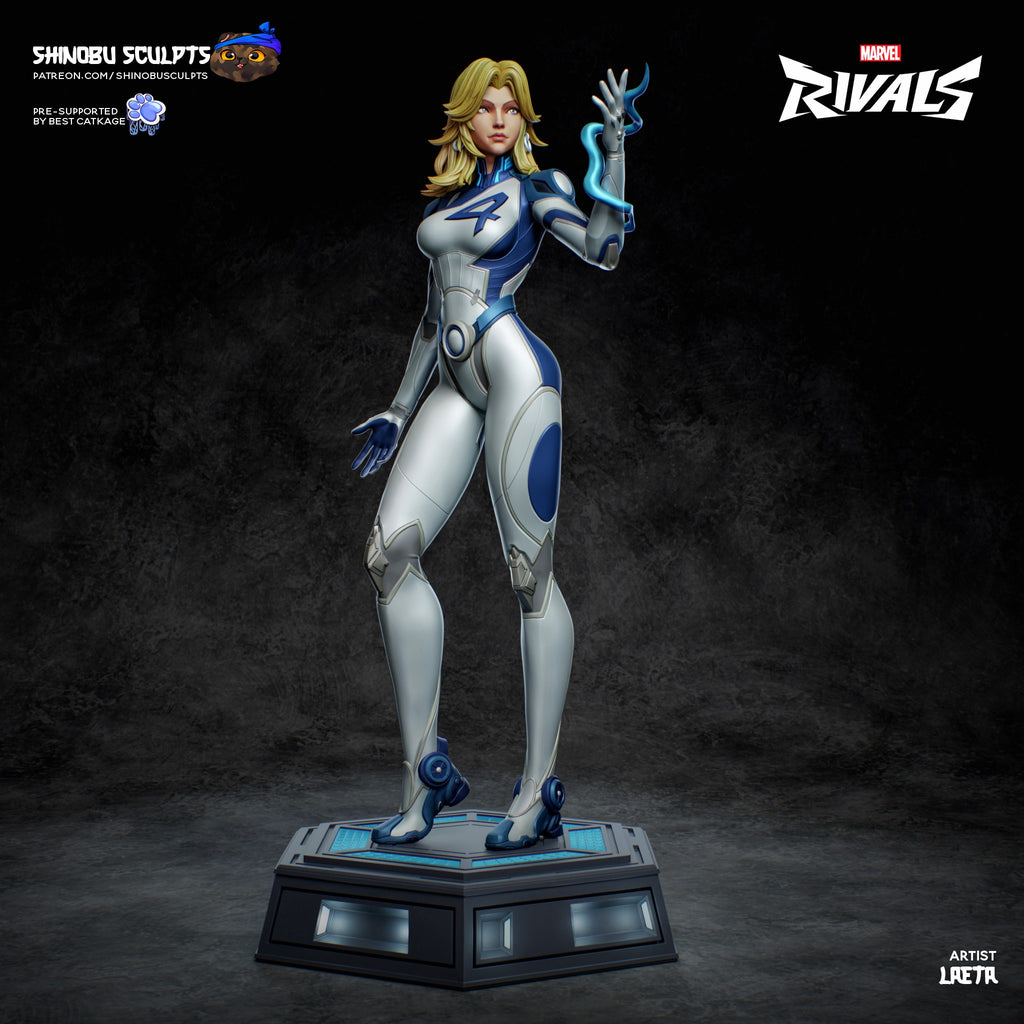 Sue Storm (Marvel) resin figure by Shinobu Sculpts — studio render 2