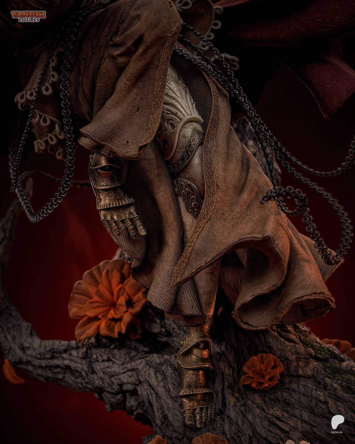 Malenia (Elden Ring) resin figure by Tanuki Figures — studio render 5