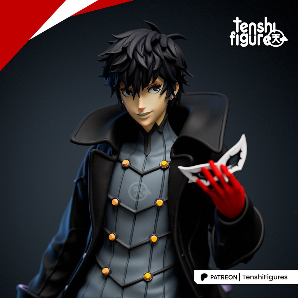 Ren Amamiya (Persona 5) resin figure by Tenshi Figures — studio render 5
