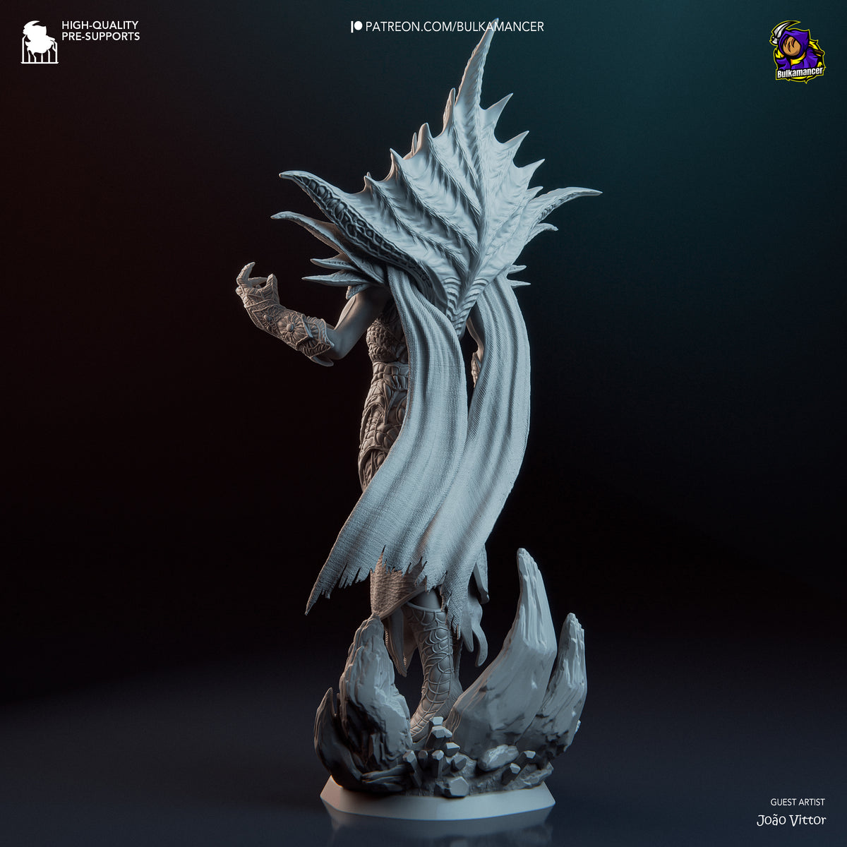 The Emperor (Baldur's Gate) resin figure by Bulkamancer — studio render 9