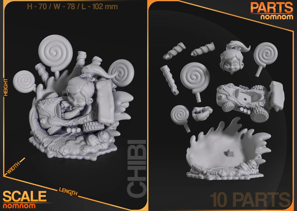 Vanellope — studio render 3