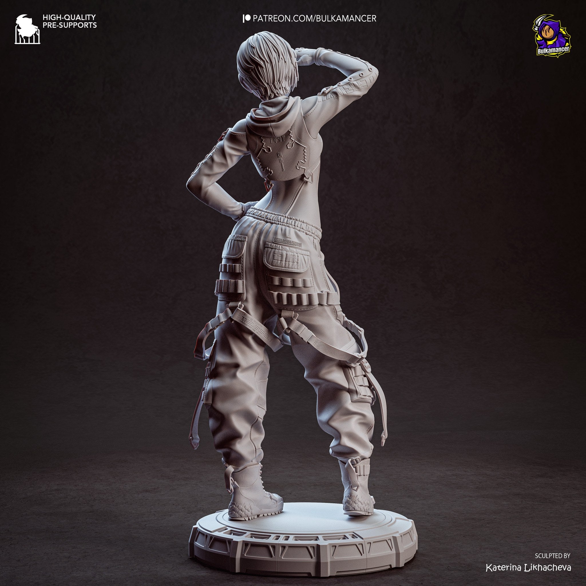 Lily Artemis II (Stellar Blade) resin figure by Bulkamancer — studio render 13