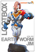 Earthworm Jim resin figure by NomNom Figures — studio preview 1