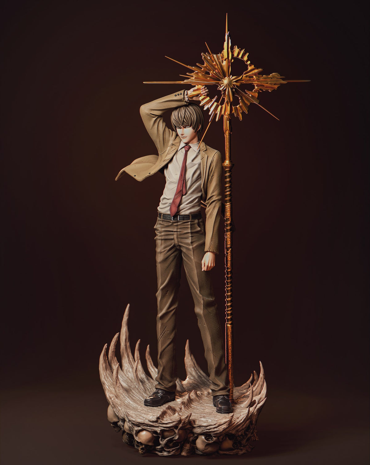 Light Yagami Death Note resin figure by CA 3D Studios — studio preview 3