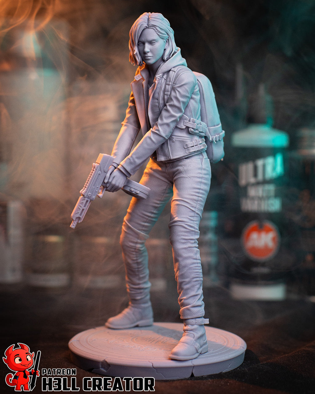 Grace Ashcroft (Resident Evil) resin figure by h3LLcreator — studio render 11