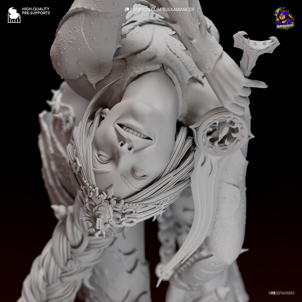 Orin the Red (Baldur's Gate) resin figure by Bulkamancer — studio render 11