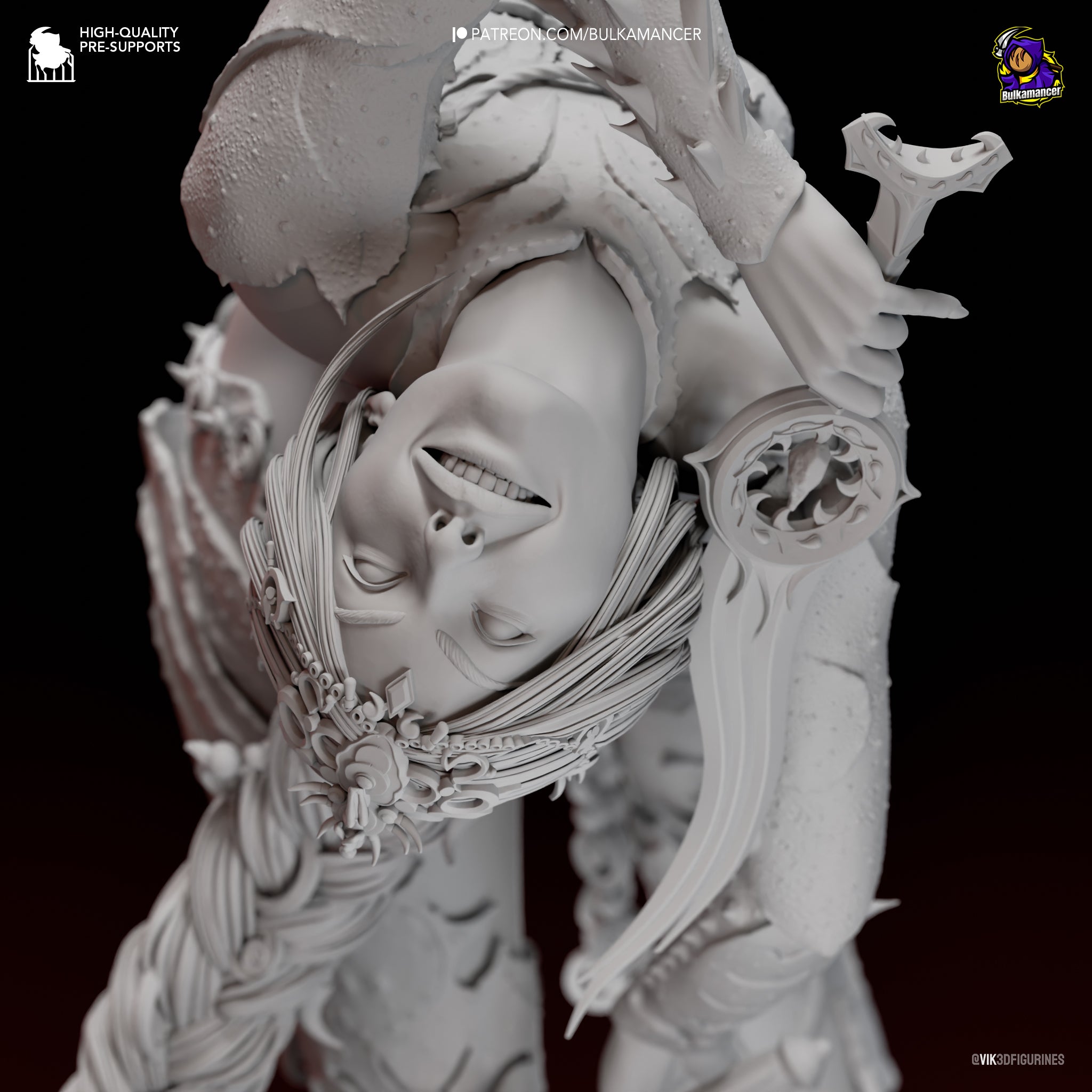 Orin the Red (Baldur's Gate) resin figure by Bulkamancer — studio render 11