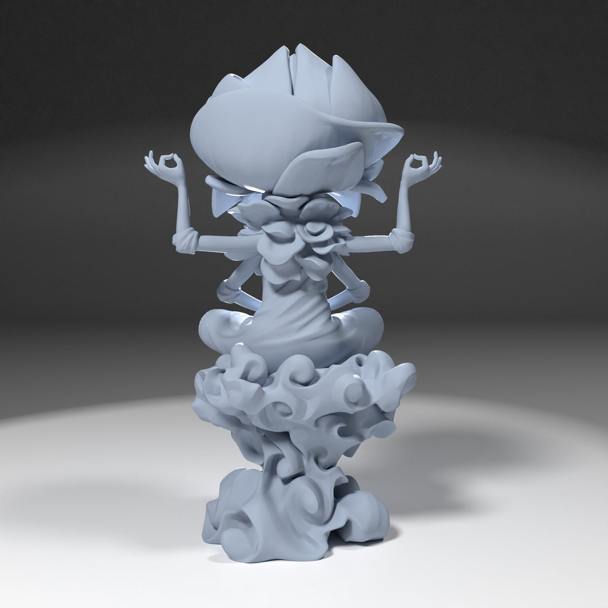 Cabbage Yogi (_Original Characters) resin figure by h3LLcreator — studio render 6