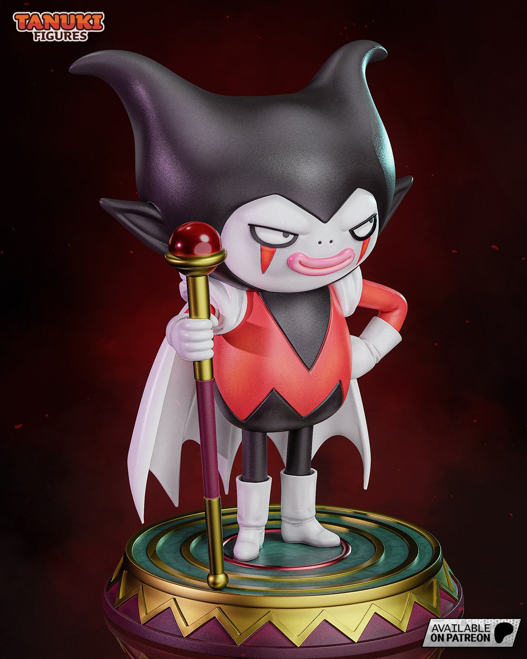 King Gomah (Dragon Ball Daima) resin figure by Tanuki Figures — studio render 3