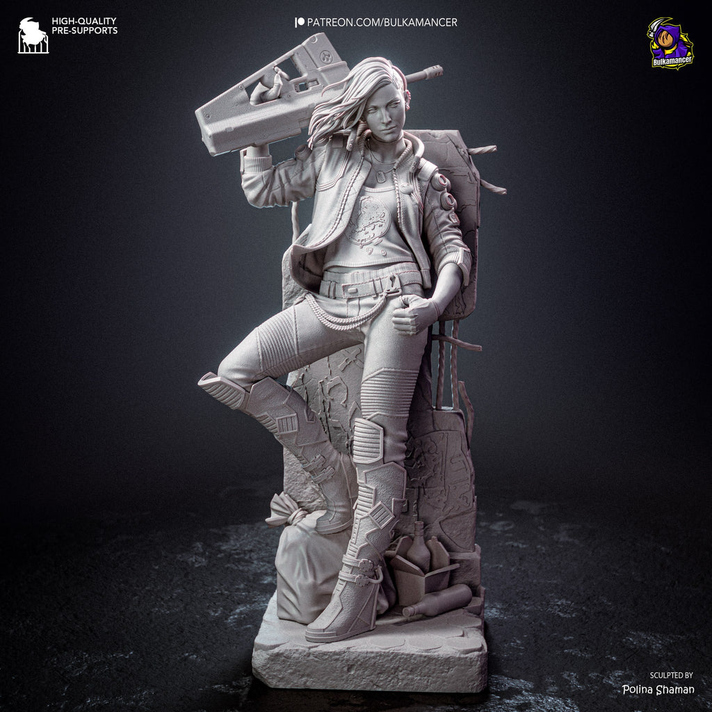 V (Valerie) (Cyberpunk 2077) resin figure by Bulkamancer — studio render 13