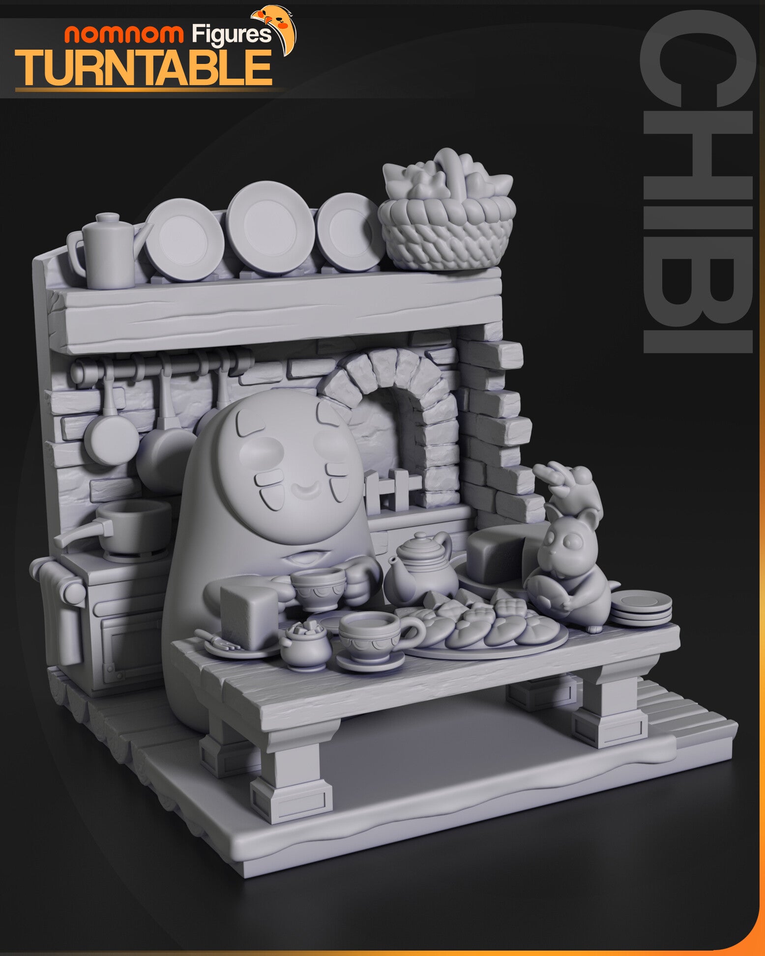 No Face — studio render 4