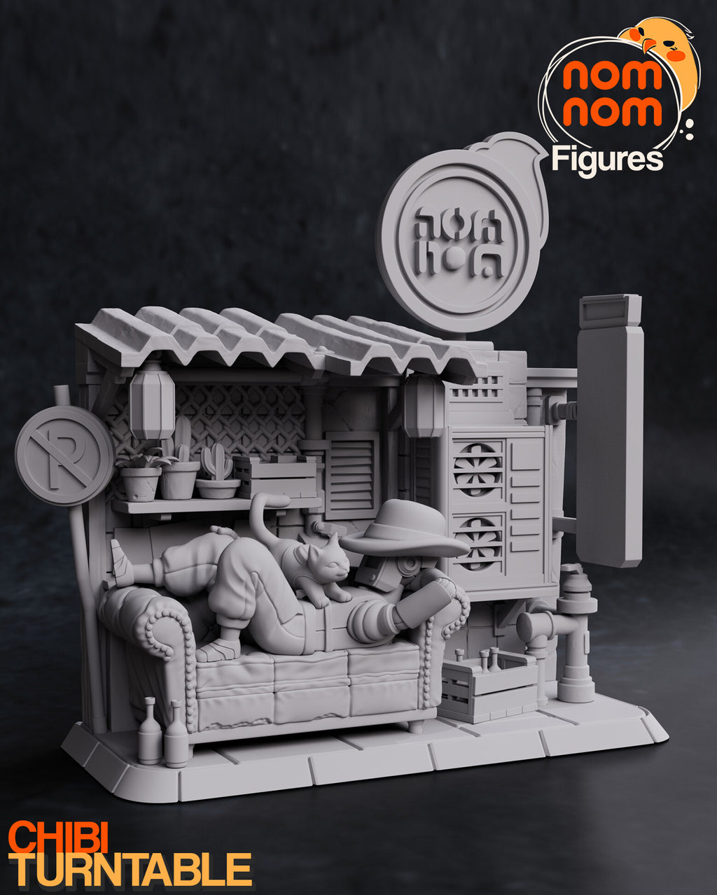 Cat — studio render 13