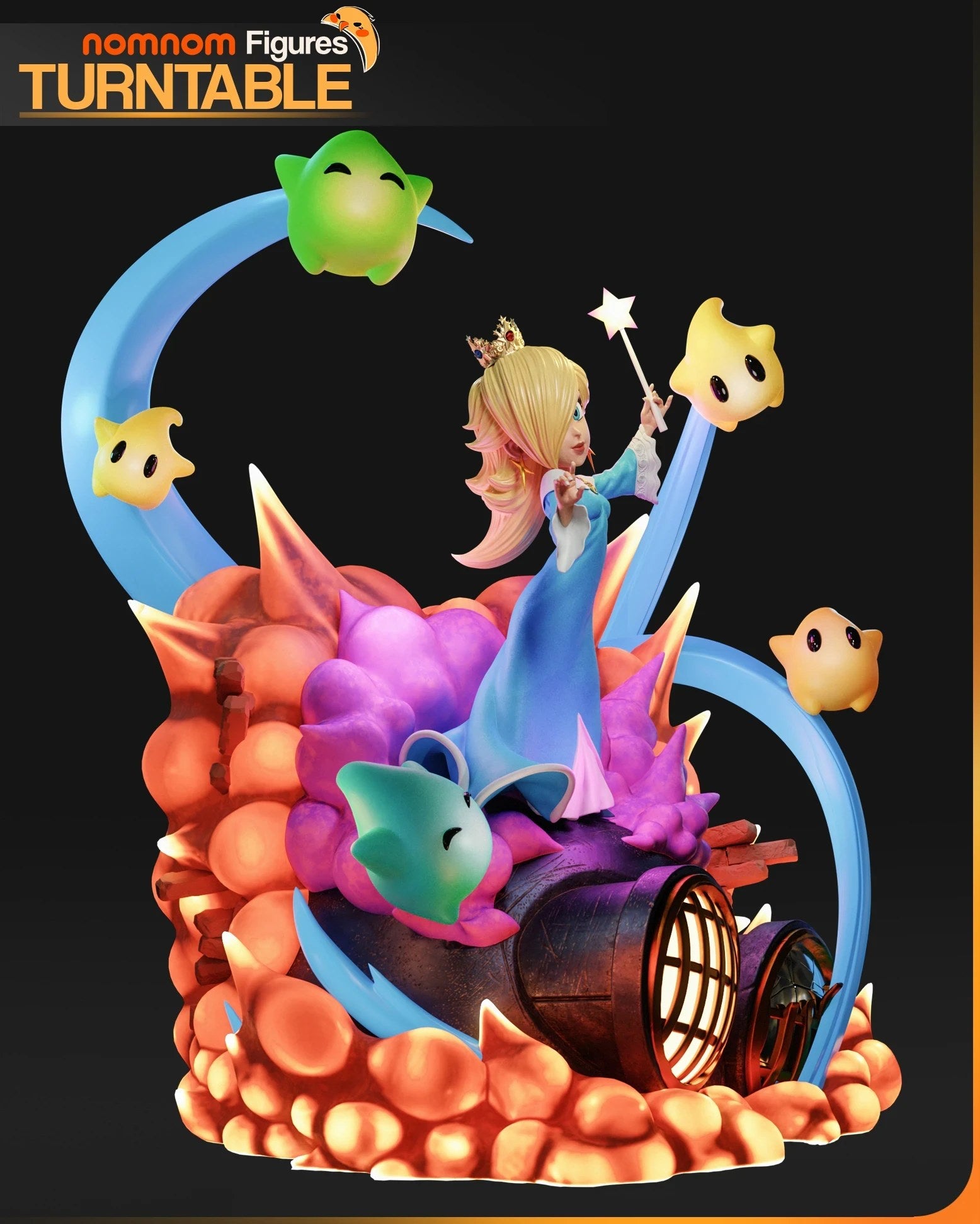 Rosalina Super Mario resin figure by NomNom Figures — studio preview 8
