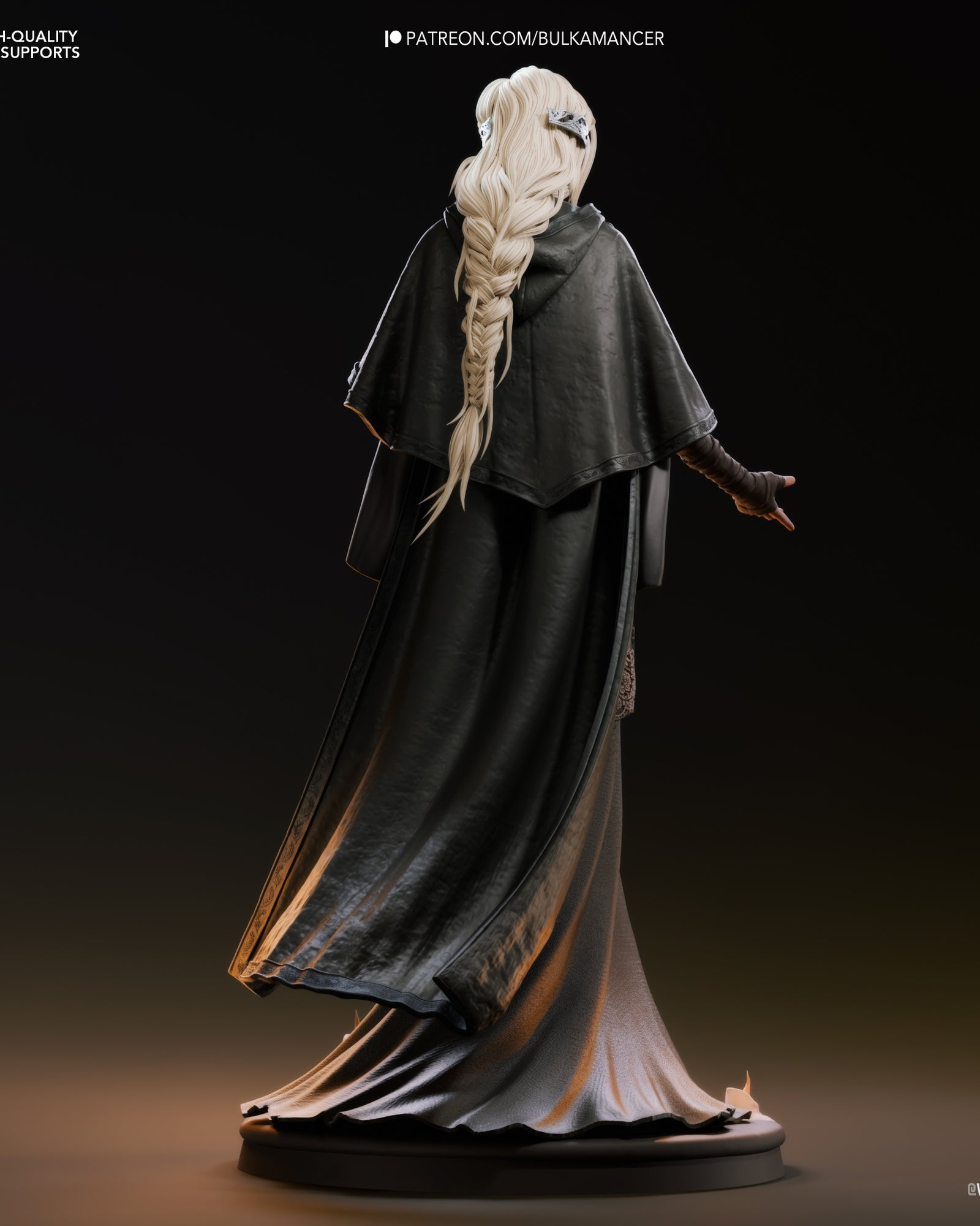 Fire Keeper (Dark Souls) resin figure by Bulkamancer — studio render 4