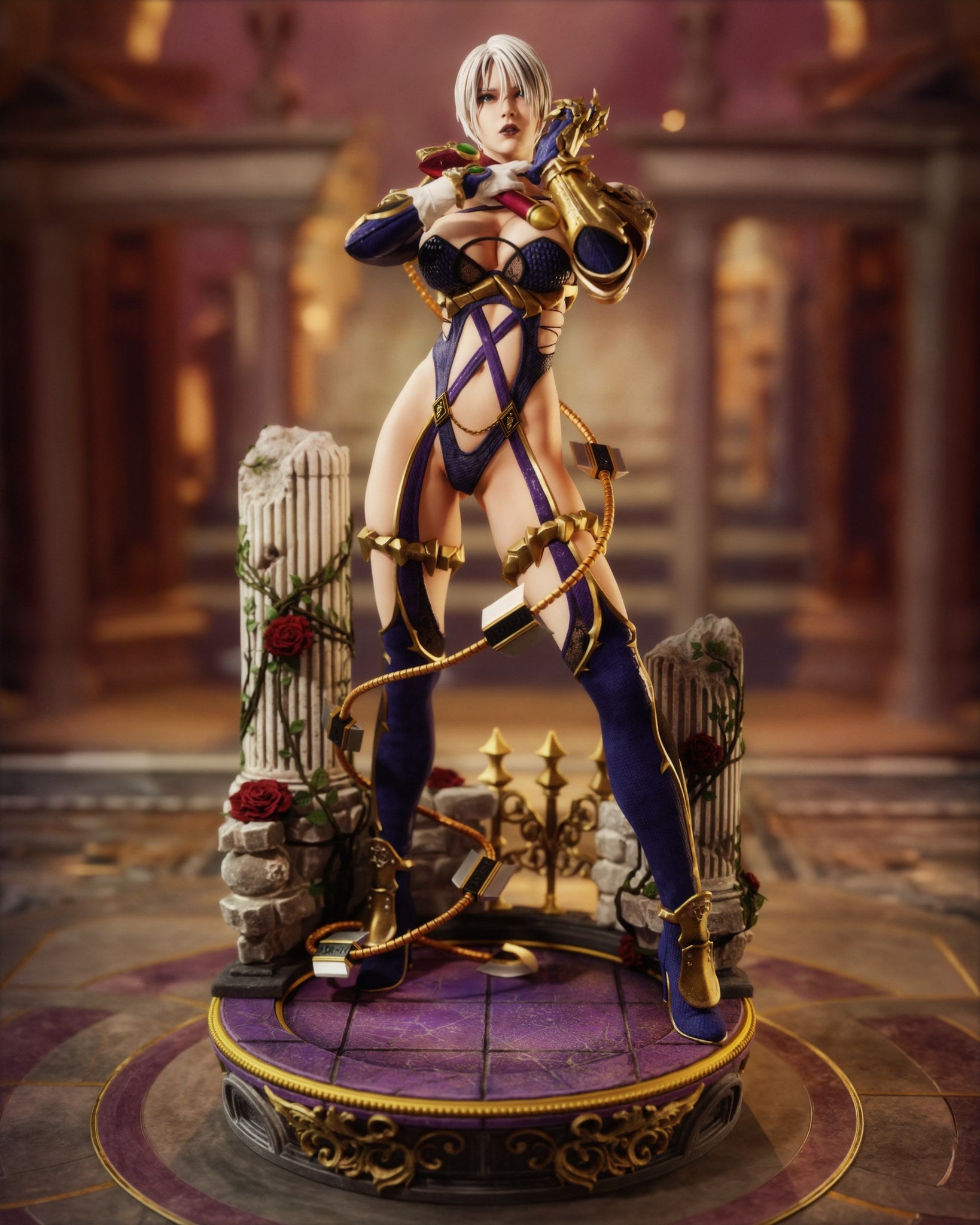 Ivy Valentine Soulcalibur resin figure by CA 3D Studios — studio preview 2