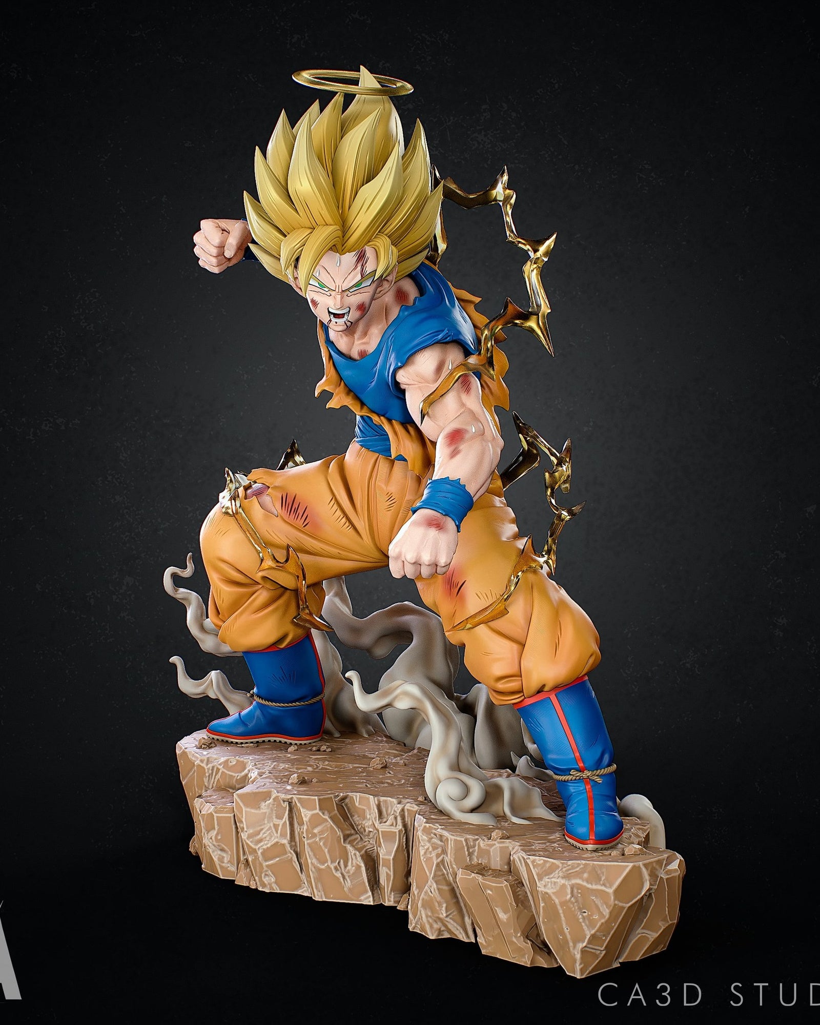 Goku Dragon Ball resin figure by CA 3D Studios — studio preview 1
