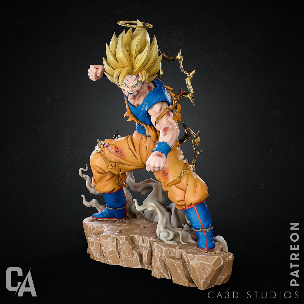 Goku Dragon Ball resin figure by CA 3D Studios — studio preview 1