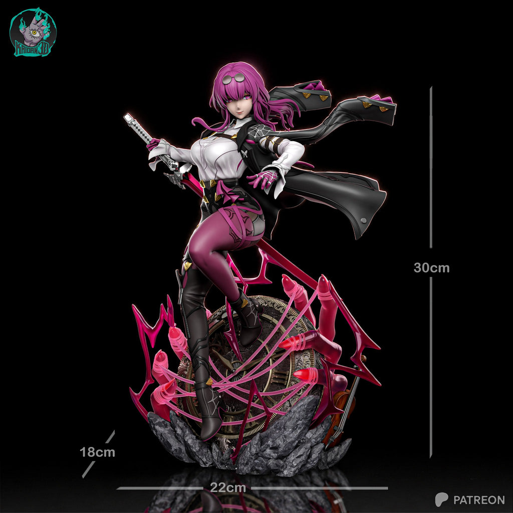 Kafka (Honkai Star Rail) resin figure by Kaidan 3D — studio render 6