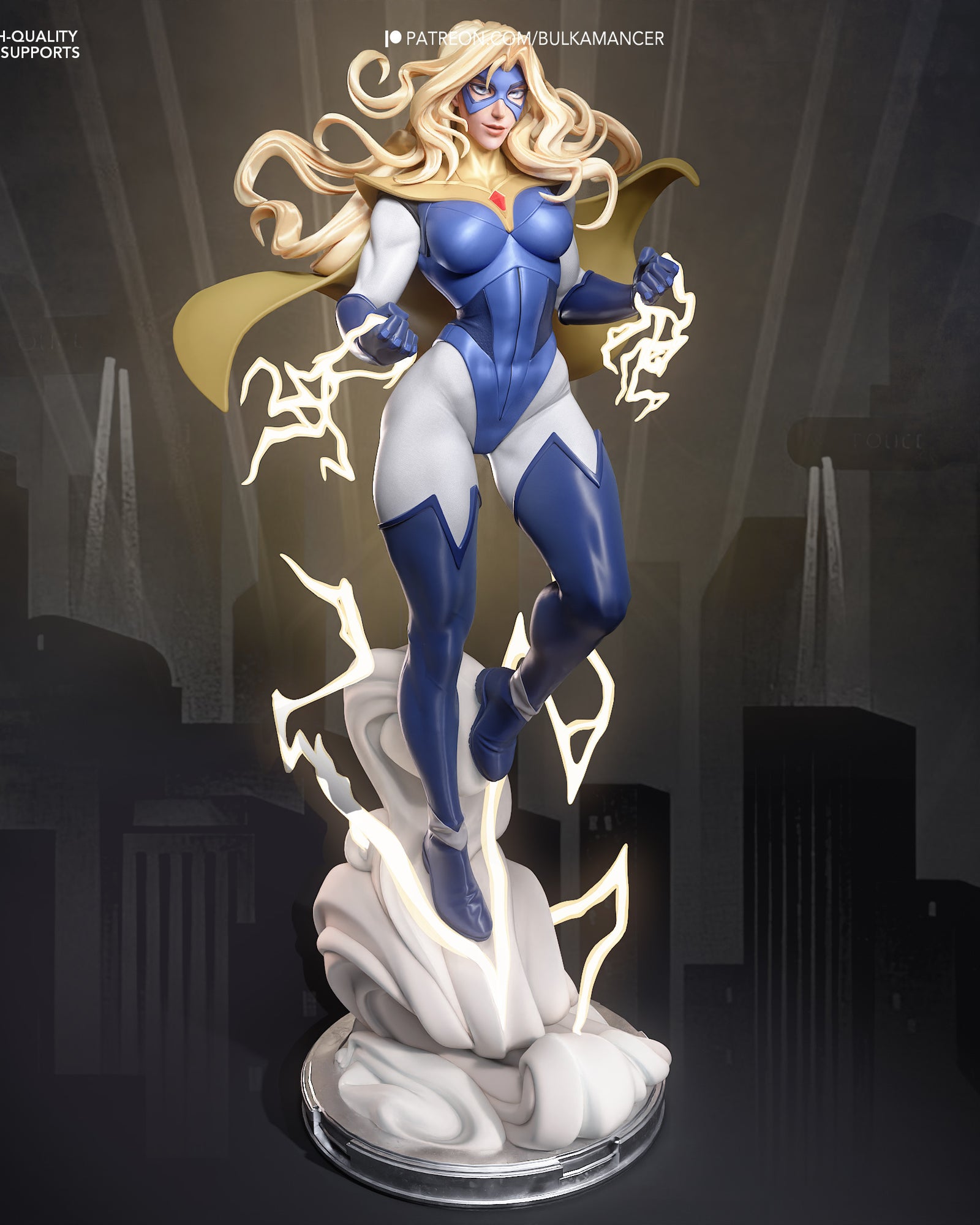 Blonde Blazer (Dispatch) resin figure by Bulkamancer — studio render 6