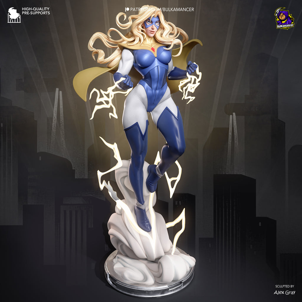 Blonde Blazer (Dispatch) resin figure by Bulkamancer — studio render 6