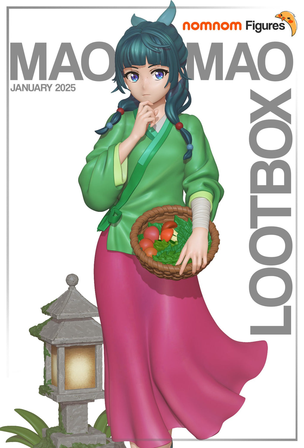 Maomao The Apothecary Diaries resin figure by NomNom Figures — studio preview 1