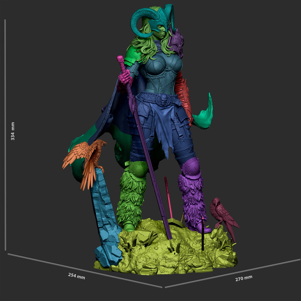 Warrior of the North (_Original Characters) resin figure by CA 3D Studios — studio render 6