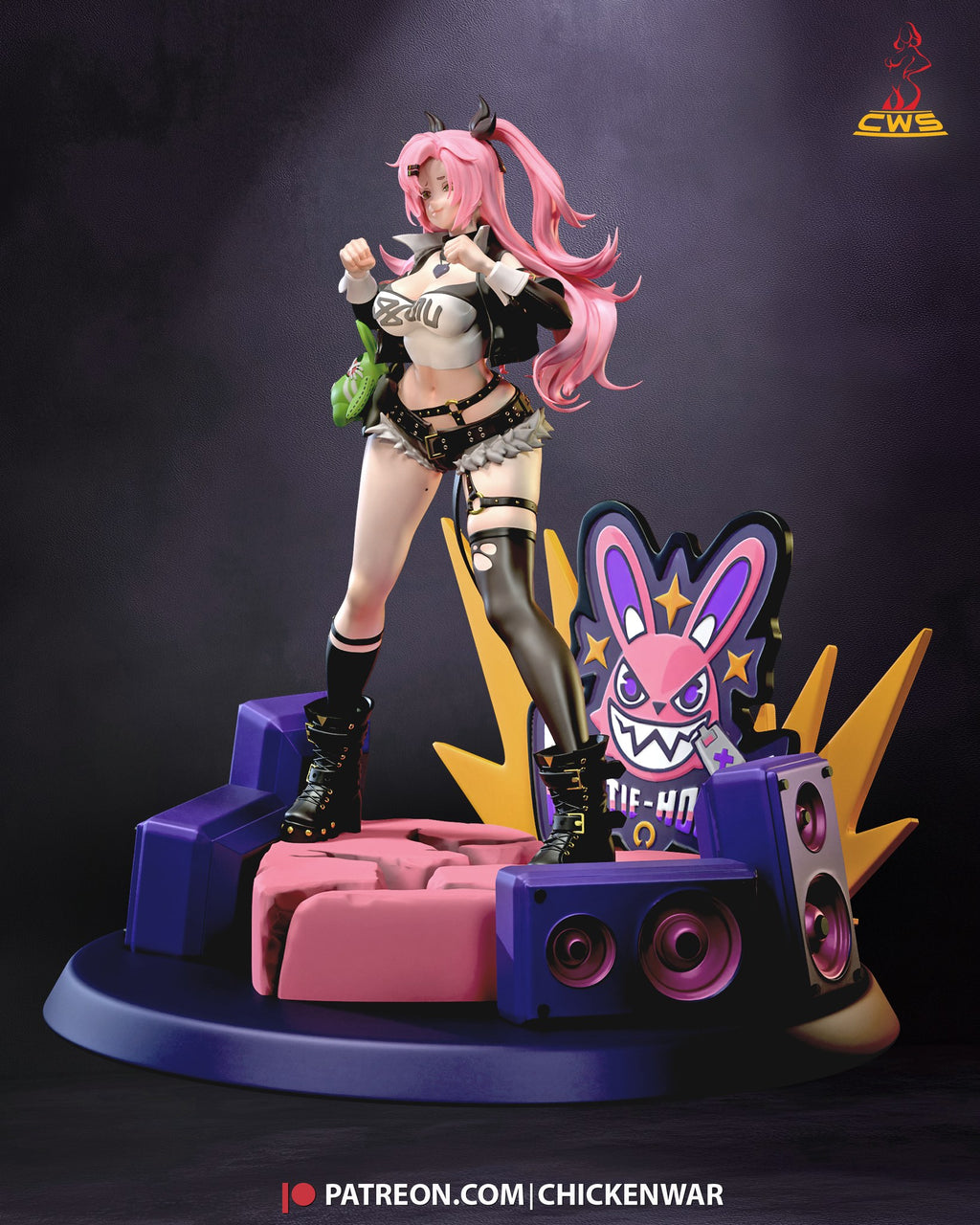Nicole Demara (Zenless Zone Zero) resin figure by CW Studio — studio render 7