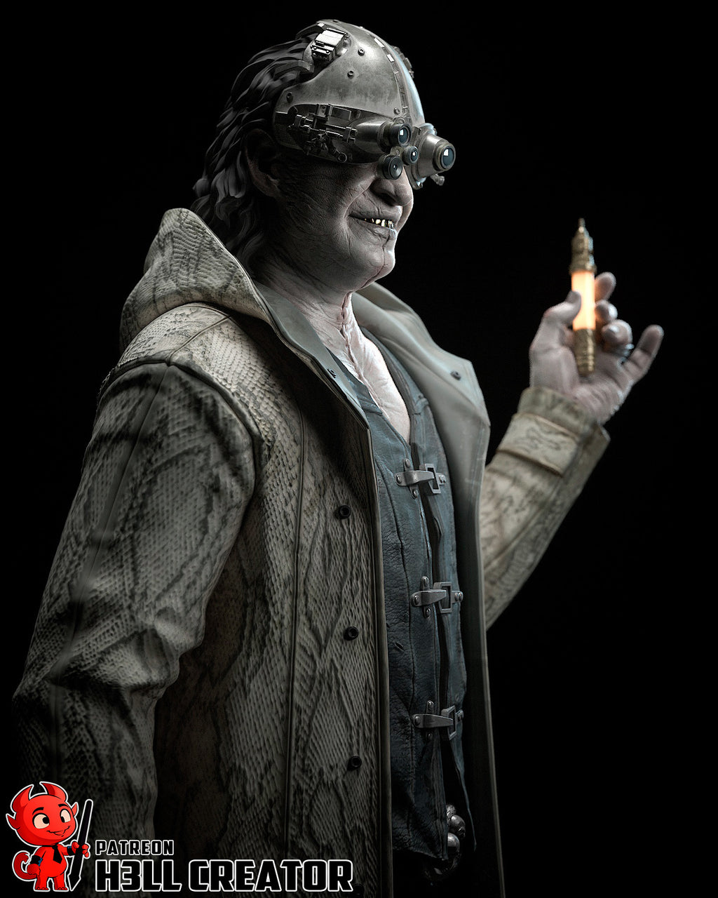 Victor Gideon (Resident Evil) resin figure by h3LLcreator — studio render 6