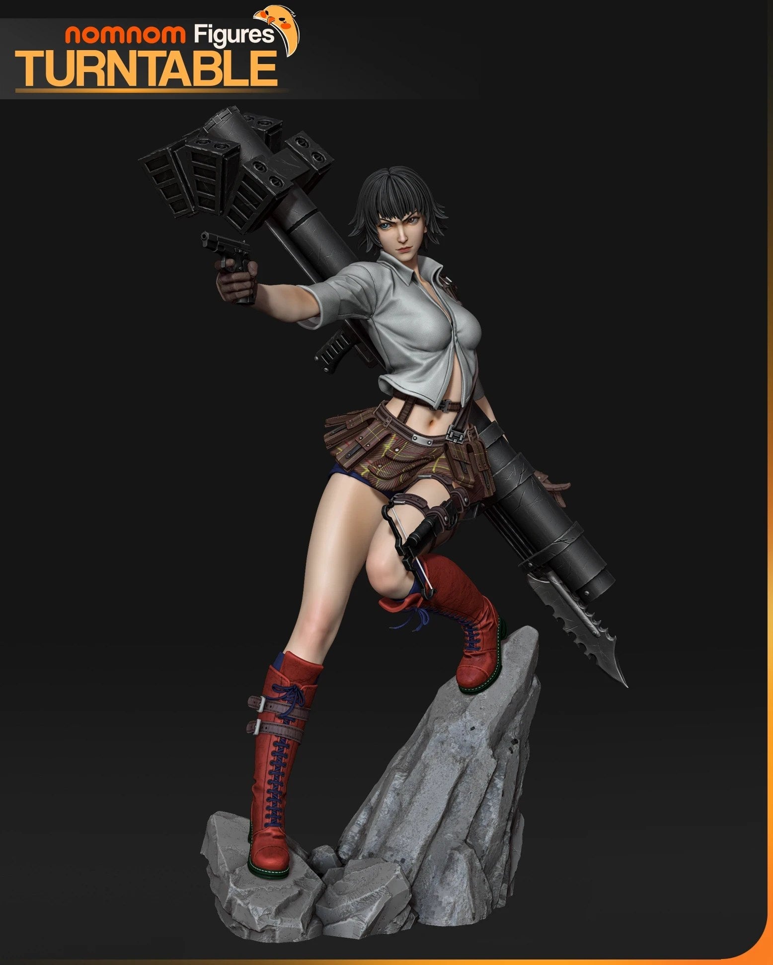 Lady Devil May Cry resin figure by NomNom Figures — studio preview 5