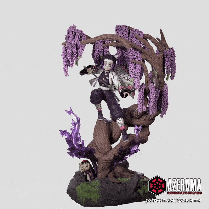Shinobu Kocho (Demon Slayer) resin figure by Azerama — studio render 3