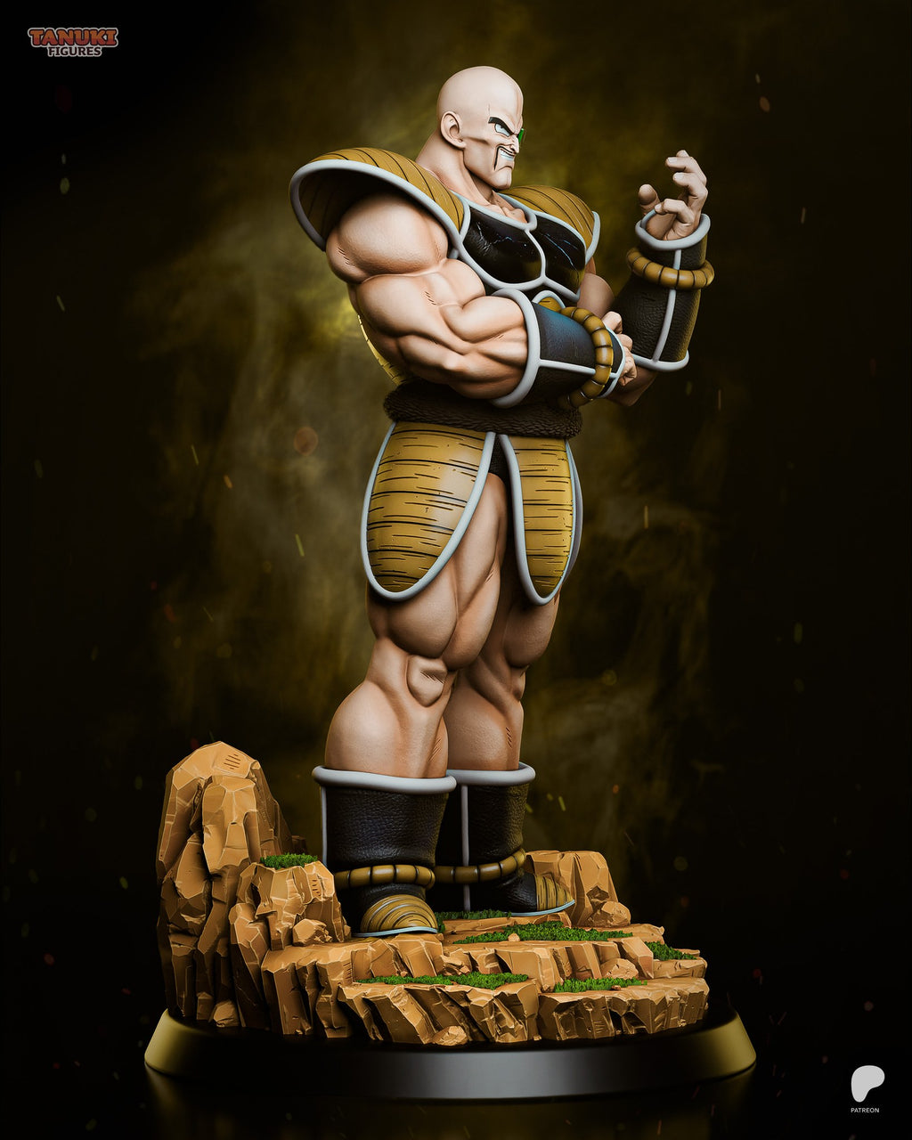 Nappa (Dragon Ball) resin figure by Tanuki Figures — studio render 2