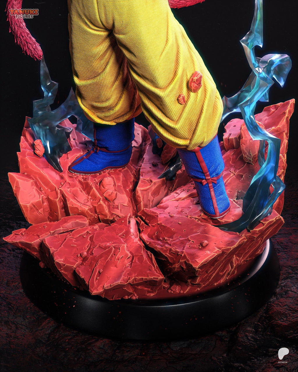 Goku (Dragon Ball) resin figure by Tanuki Figures — studio render 6