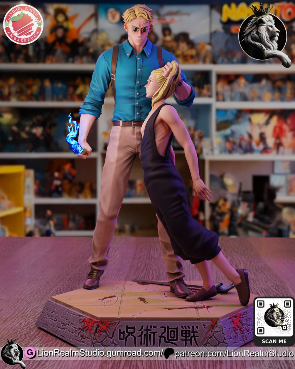 Kento Nanami JJK (Jujutsu Kaisen) resin figure by LionRealm Studio — studio preview