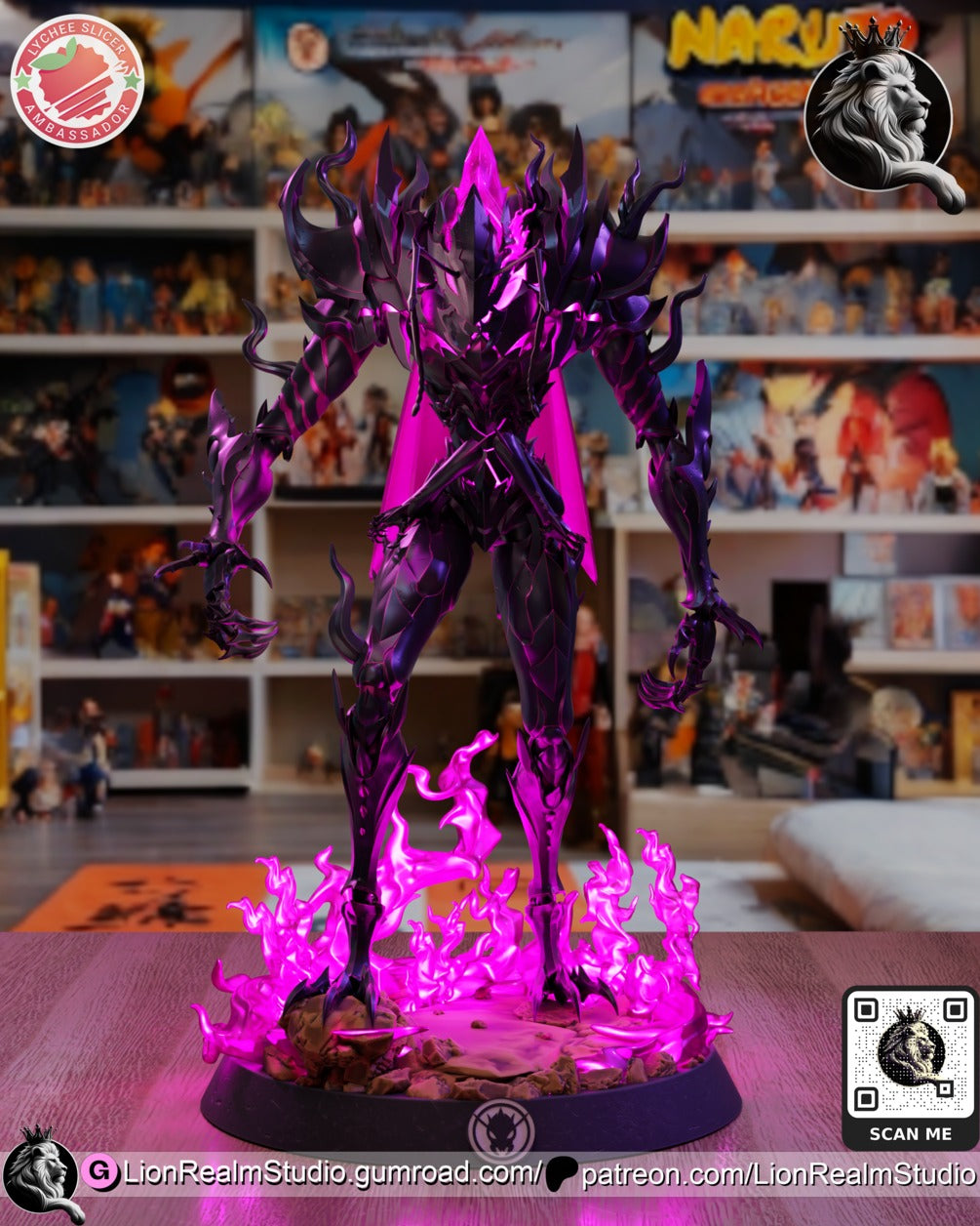 Beru Solo Leveling resin figure by LionRealm Studio — studio preview