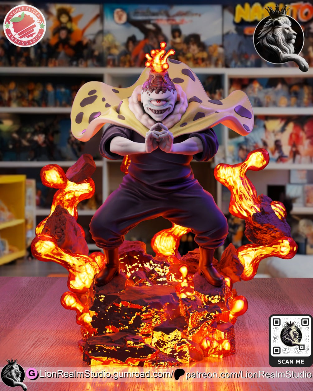 Jogo JJK (Jujutsu Kaisen) resin figure by LionRealm Studio — studio preview