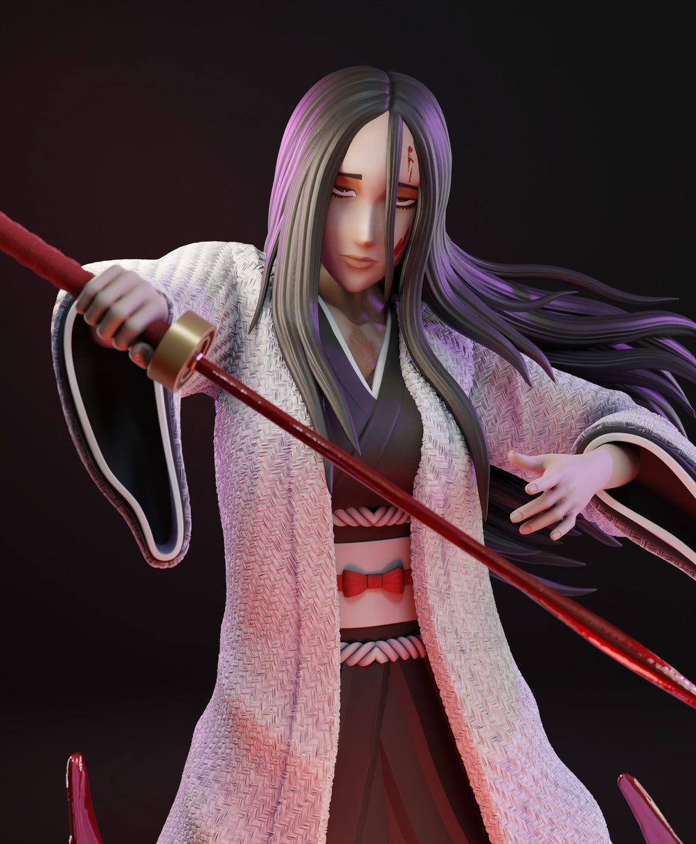 Retsu Unohana Bleach resin figure by LionRealm Studio — studio preview