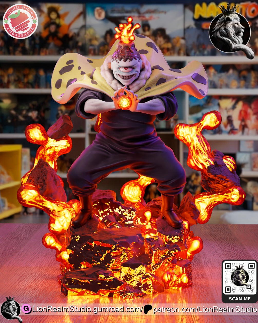 Jogo JJK (Jujutsu Kaisen) resin figure by LionRealm Studio — studio preview